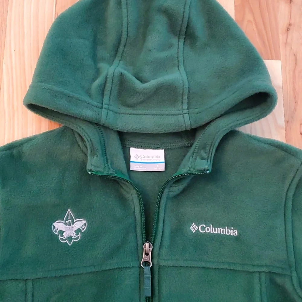 Columbia BOY SCOUTS fleece zip jacket